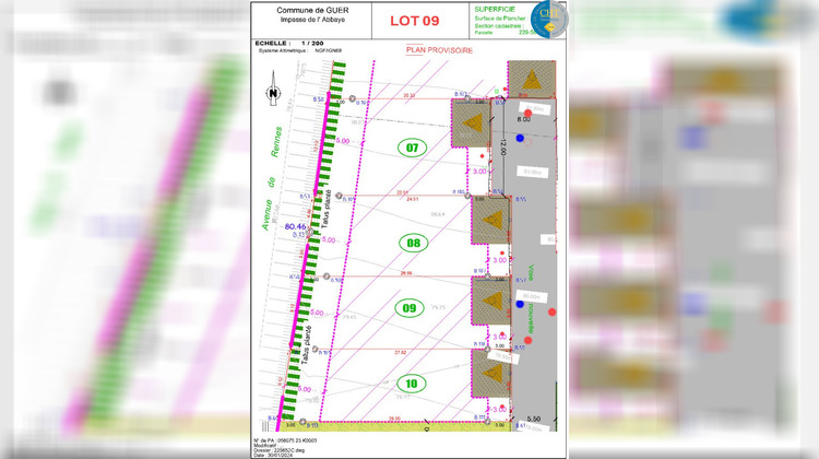 Ma-Cabane - Vente Terrain Guer, 241 m²