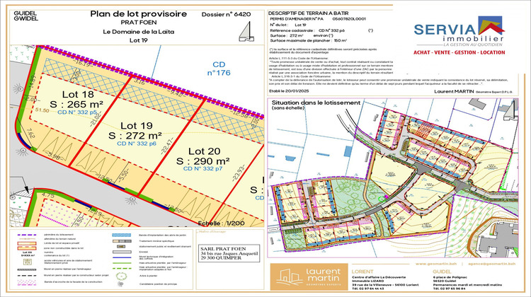 Ma-Cabane - Vente Terrain Guidel, 272 m²