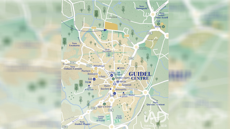 Ma-Cabane - Vente Terrain Guidel, 383 m²