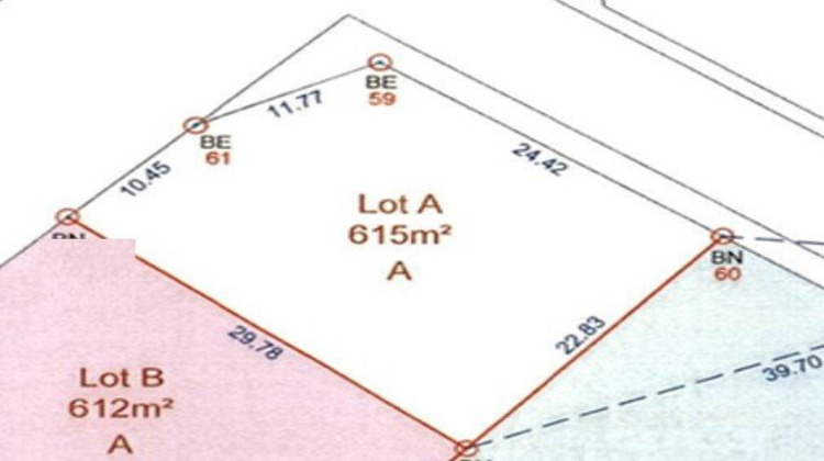 Ma-Cabane - Vente Terrain GUILLIERS, 615 m²
