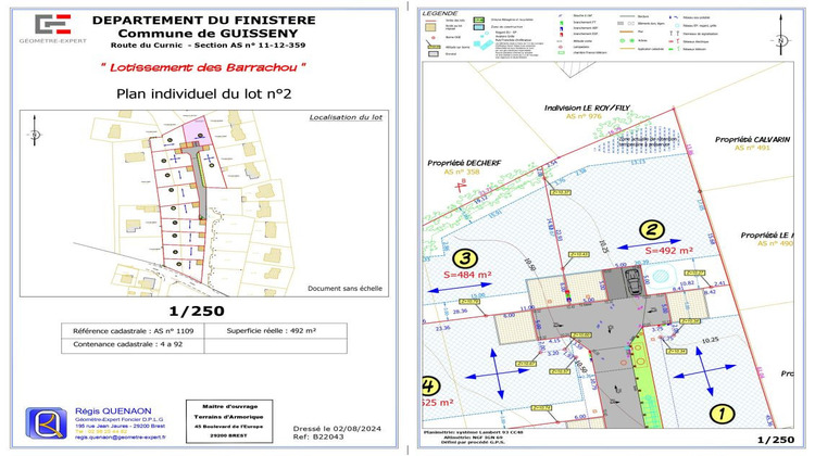 Ma-Cabane - Vente Terrain GUISSENY, 492 m²