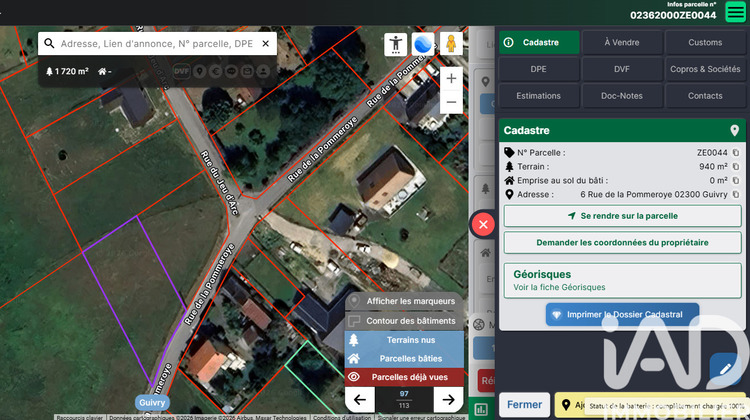Ma-Cabane - Vente Terrain Guivry, 940 m²