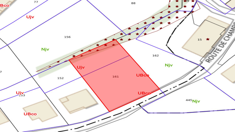 Ma-Cabane - Vente Terrain GUYANS-VENNES, 1498 m²