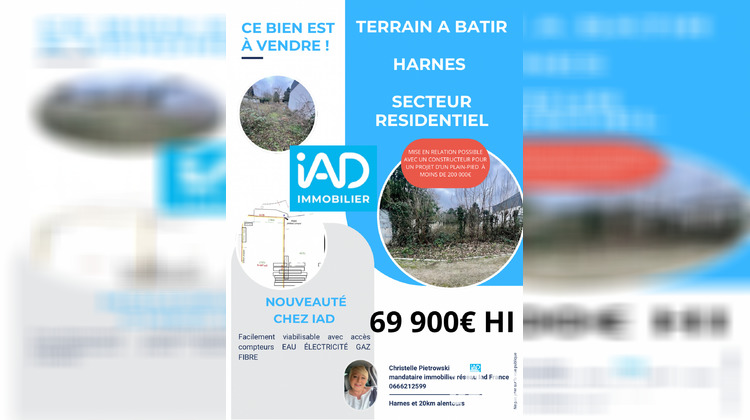 Ma-Cabane - Vente Terrain Harnes, 607 m²