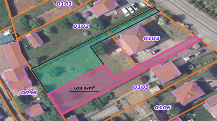 Ma-Cabane - Vente Terrain Haucourt-Moulaine, 619 m²