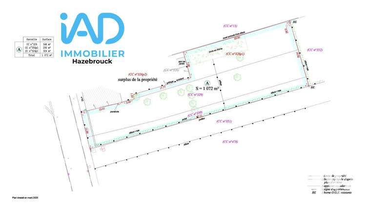 Ma-Cabane - Vente Terrain Hazebrouck, 1072 m²