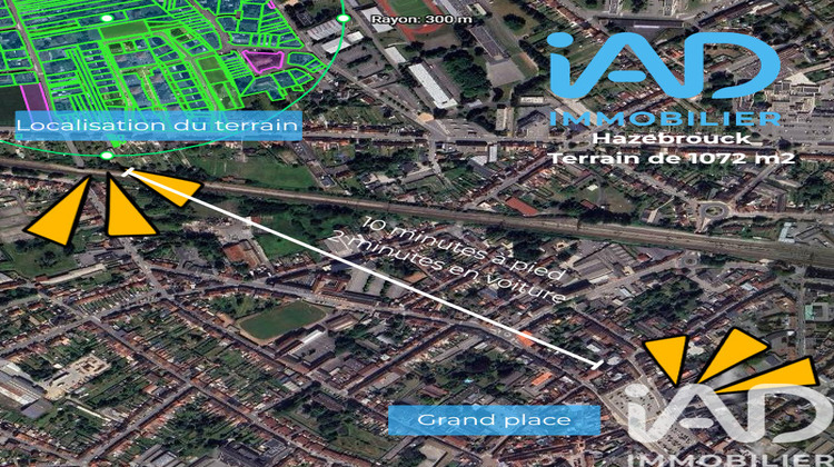 Ma-Cabane - Vente Terrain Hazebrouck, 1072 m²