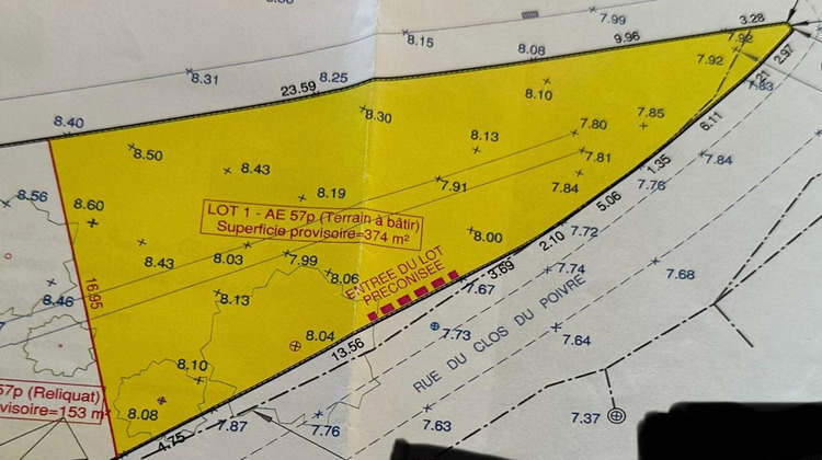Ma-Cabane - Vente Terrain HERBIGNAC, 382 m²