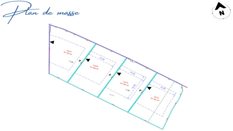 Ma-Cabane - Vente Terrain Hesdigneul-lès-Boulogne, 462 m²