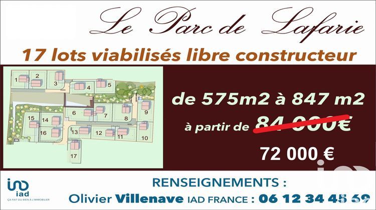 Ma-Cabane - Vente Terrain Hinx, 611 m²