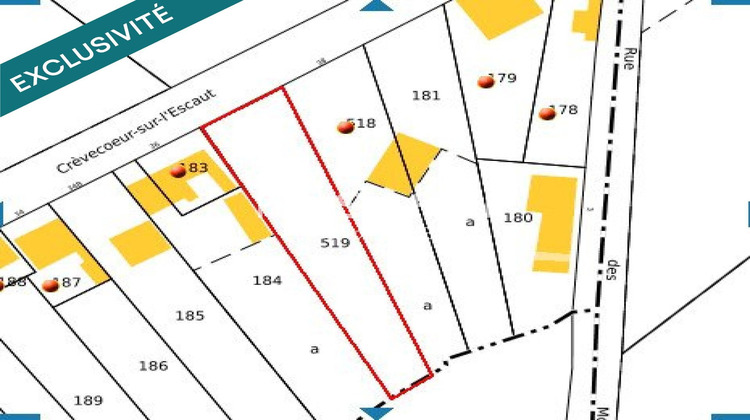 Ma-Cabane - Vente Terrain Honnecourt-sur-Escaut, 898 m²