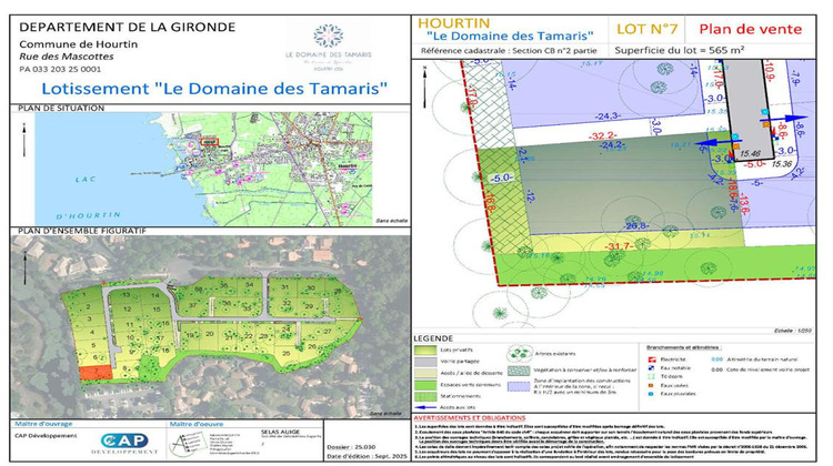 Ma-Cabane - Vente Terrain HOURTIN, 565 m²