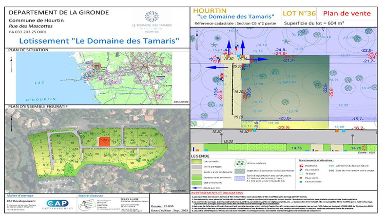 Ma-Cabane - Vente Terrain HOURTIN, 604 m²