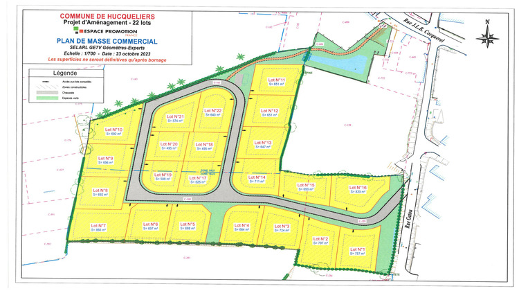 Ma-Cabane - Vente Terrain Hucqueliers, 495 m²
