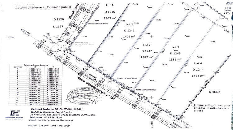 Ma-Cabane - Vente Terrain Huismes, 1387 m²