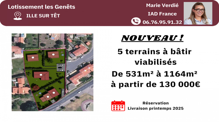 Ma-Cabane - Vente Terrain Ille-sur-Têt, 531 m²