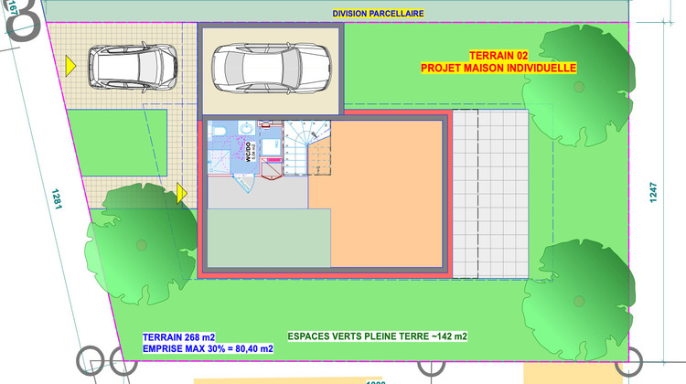 Ma-Cabane - Vente Terrain ILLKIRCH-GRAFFENSTADEN, 268 m²