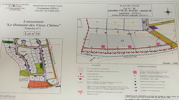 Ma-Cabane - Vente Terrain ISLE, 1010 m²