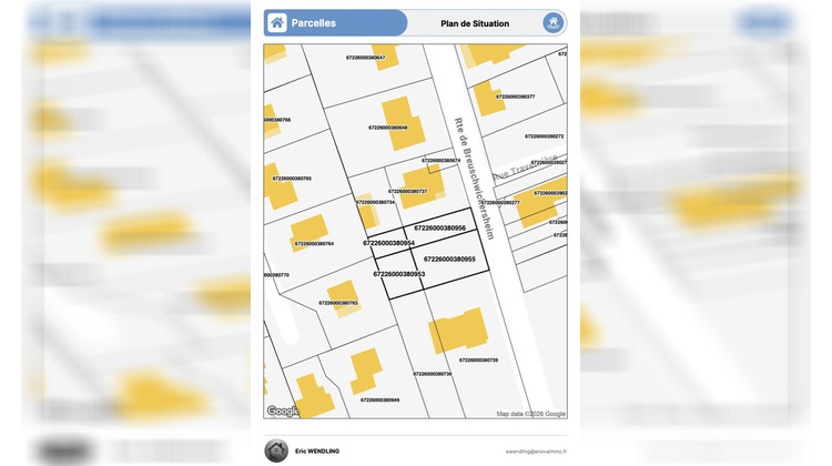 Ma-Cabane - Vente Terrain Ittenheim, 802 m²