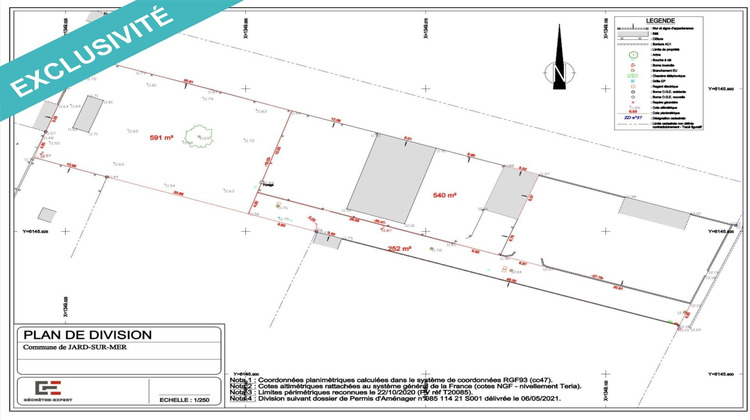 Ma-Cabane - Vente Terrain Jard-sur-Mer, 591 m²