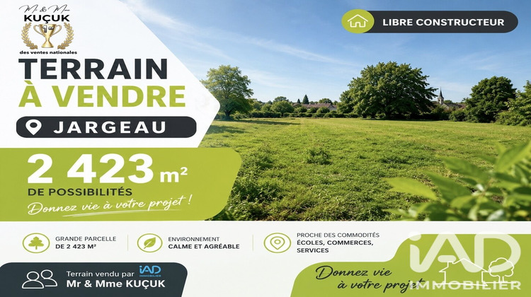 Ma-Cabane - Vente Terrain Jargeau, 2423 m²