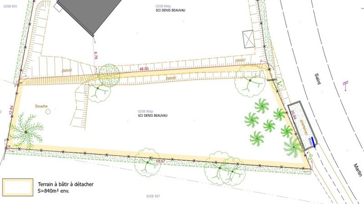Ma-Cabane - Vente Terrain JARZE, 1000 m²