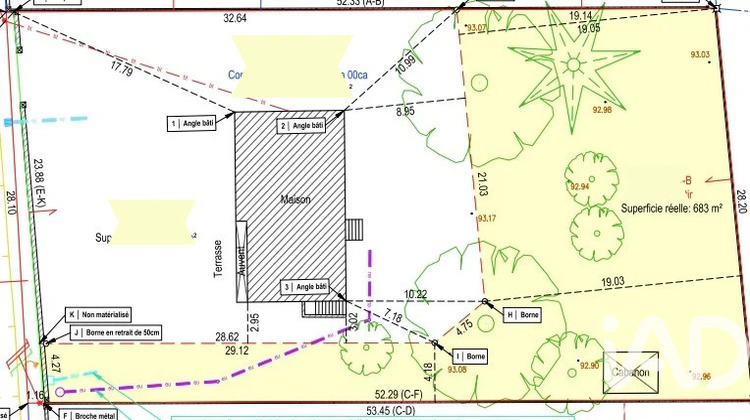 Ma-Cabane - Vente Terrain Joué-Lès-Tours, 683 m²
