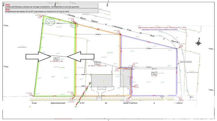 Ma-Cabane - Vente Terrain Jouy, 848 m²