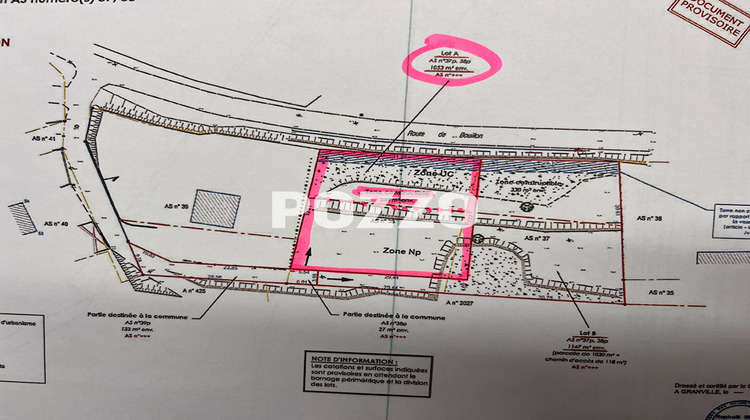 Ma-Cabane - Vente Terrain JULLOUVILLE, 1053 m²