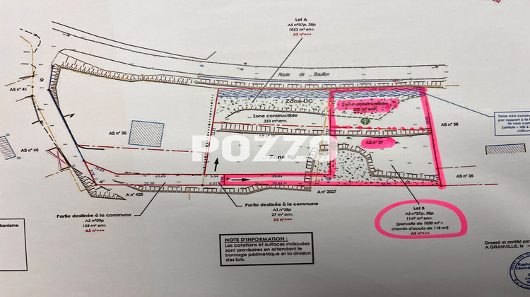 Ma-Cabane - Vente Terrain JULLOUVILLE, 1147 m²