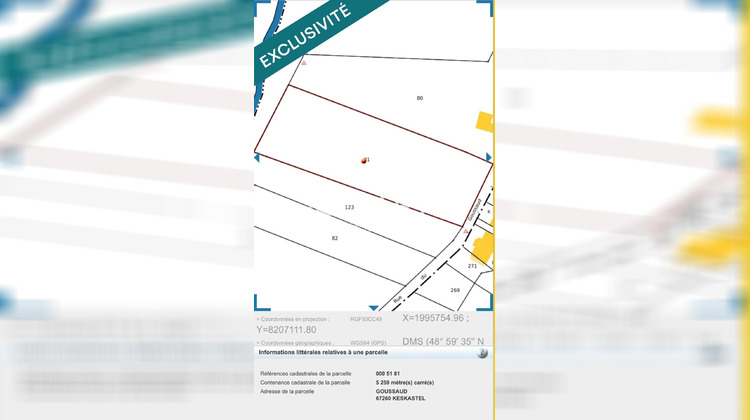 Ma-Cabane - Vente Terrain Keskastel, 5259 m²