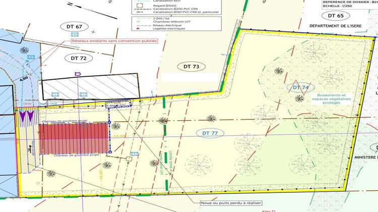 Ma-Cabane - Vente Terrain L' Isle-d'Abeau, 1656 m²