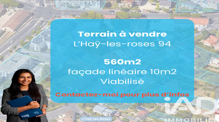 Ma-Cabane - Vente Terrain L'Haÿ-les-Roses, 560 m²