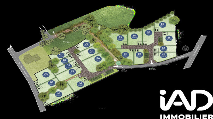 Ma-Cabane - Vente Terrain L'Hermitage, 369 m²