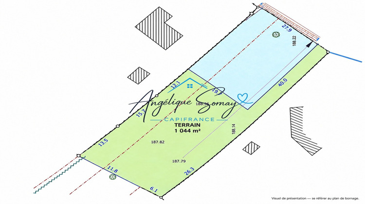 Ma-Cabane - Vente Terrain L ABERGEMENT DE CUISERY, 1044 m²