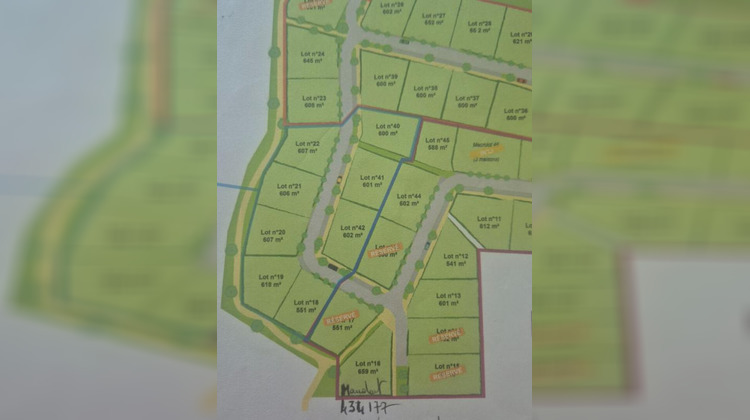 Ma-Cabane - Vente Terrain L ISLE JOURDAIN, 659 m²