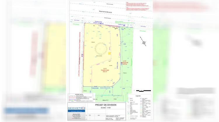 Ma-Cabane - Vente Terrain LA BERNERIE EN RETZ, 263 m²
