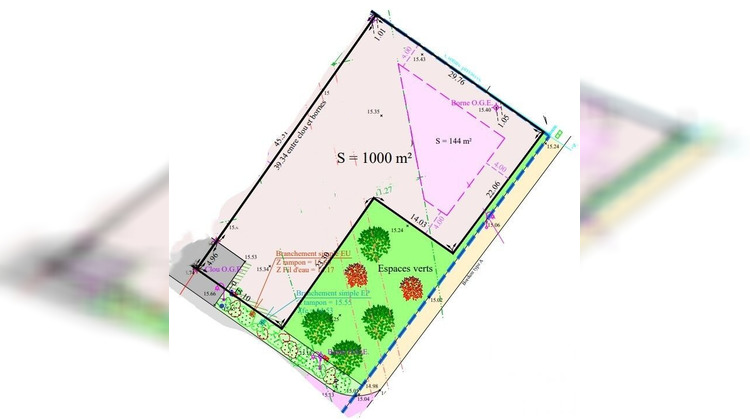 Ma-Cabane - Vente Terrain La Brède, 1000 m²