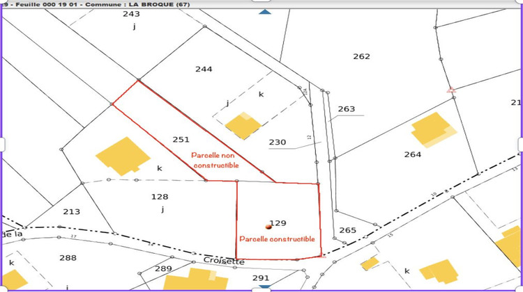 Ma-Cabane - Vente Terrain La Broque, 1460 m²