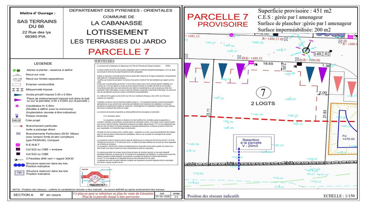 Ma-Cabane - Vente Terrain La Cabanasse, 449 m²