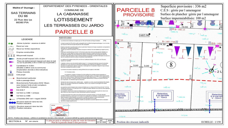 Ma-Cabane - Vente Terrain La Cabanasse, 341 m²