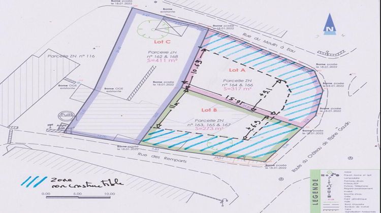 Ma-Cabane - Vente Terrain LA CHAPELLE BASSE MER, 317 m²