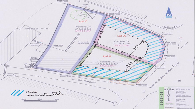 Ma-Cabane - Vente Terrain LA CHAPELLE BASSE MER, 273 m²