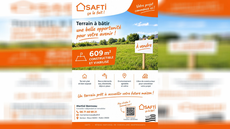 Ma-Cabane - Vente Terrain La Chapelle-de-Brain, 609 m²