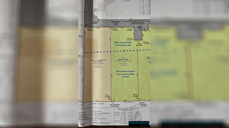Ma-Cabane - Vente Terrain La Chapelle-de-Guinchay, 721 m²