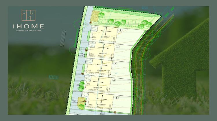 Ma-Cabane - Vente Terrain LA CHAPELLE-SAINT-AUBIN, 600 m²