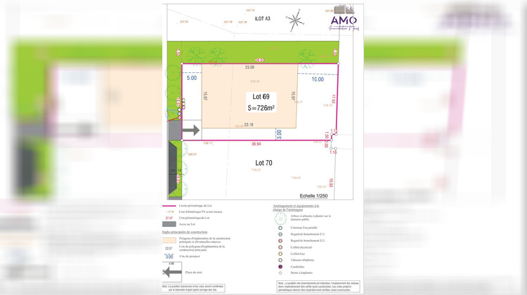 Ma-Cabane - Vente Terrain La Chapelle-Saint-Mesmin, 727 m²