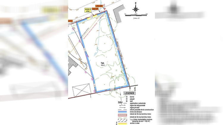Ma-Cabane - Vente Terrain La Chapelle-sur-Erdre, 554 m²