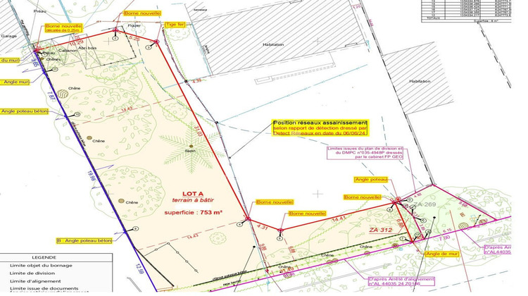 Ma-Cabane - Vente Terrain LA CHAPELLE-SUR-ERDRE, 753 m²