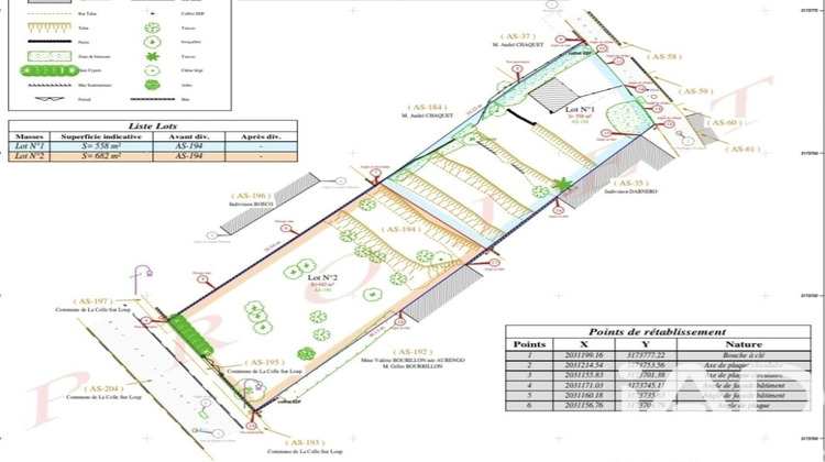 Ma-Cabane - Vente Terrain La Colle-sur-Loup, 558 m²